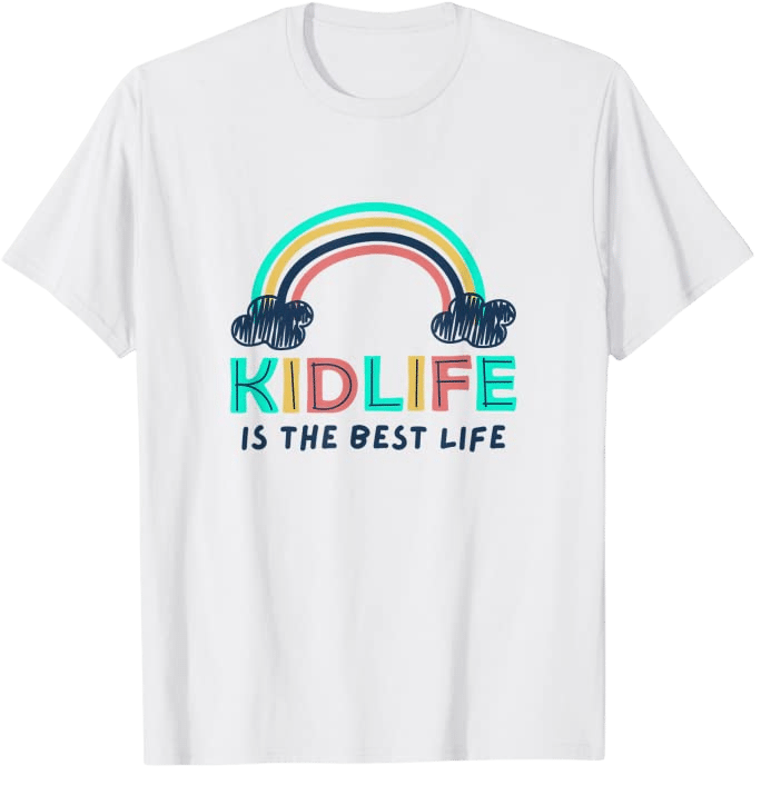 KIDLIFE IS THE BEST Rainbow Logo T-Shirt - Fashion, Clothes, Children's Clothes, Children's Shirts, (Uncategorized)