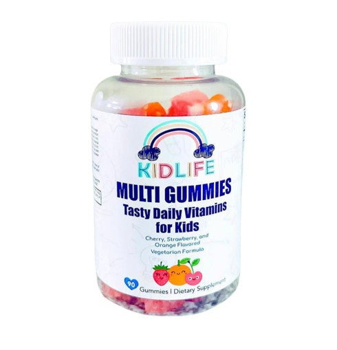 KIDLIFE BY KJ3 Essentials Daily Gummies- Vitamins for Kids 90 Count Vegan. Immune Support.- | KJ3 Essentials - Vitamins Supplements - kid bath and body, KIDLIFE, kj3 essentials