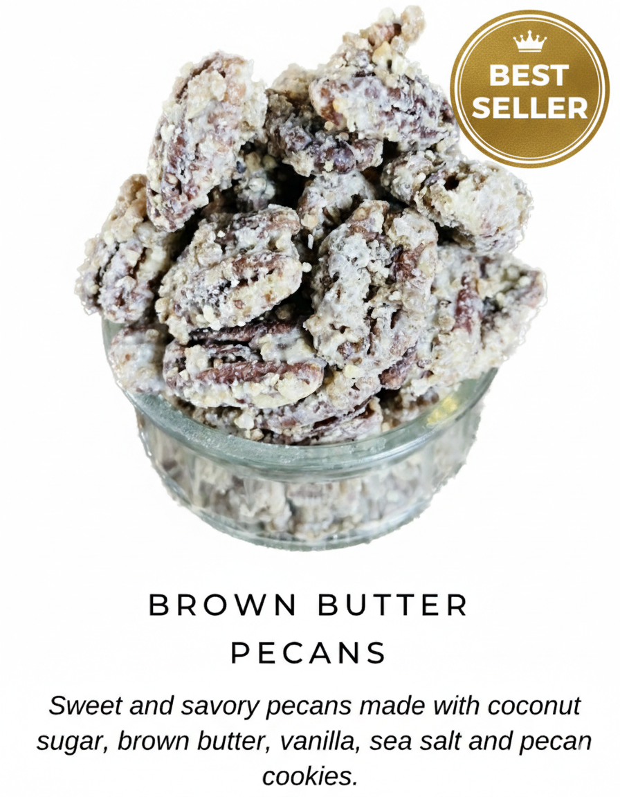 Brown Butter Pecans - Baked goods - nuts, pecans, Snacks, Sweets
